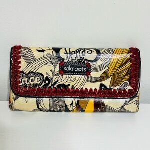 SAKROOTS Peace ✌️ Print Tri-Fold Wallet
